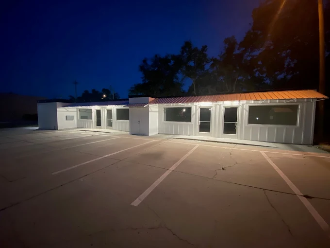 Exterior renovation of commercial micro suite conversion project.